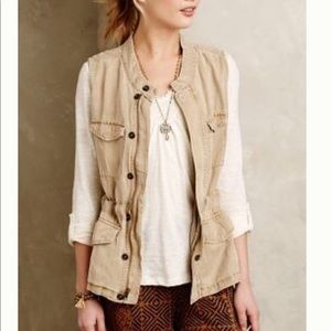 Anthropologie Sanctuary Calloway Belted Vest S
